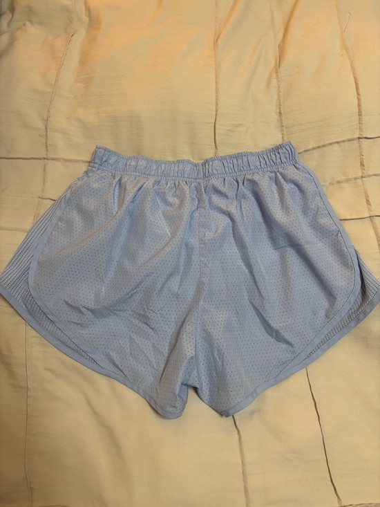 Nike Pale Blue Women's Running Shorts - Picture 2 of 4